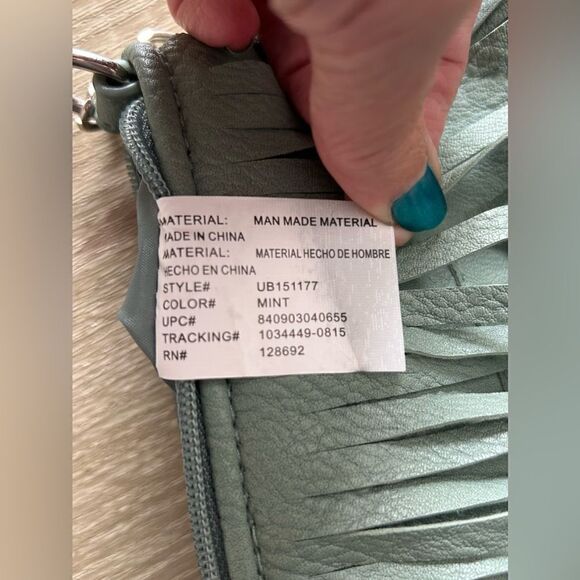 NWOT … Sassy Suede TASSELED Crossbody - Picture 4 of 4